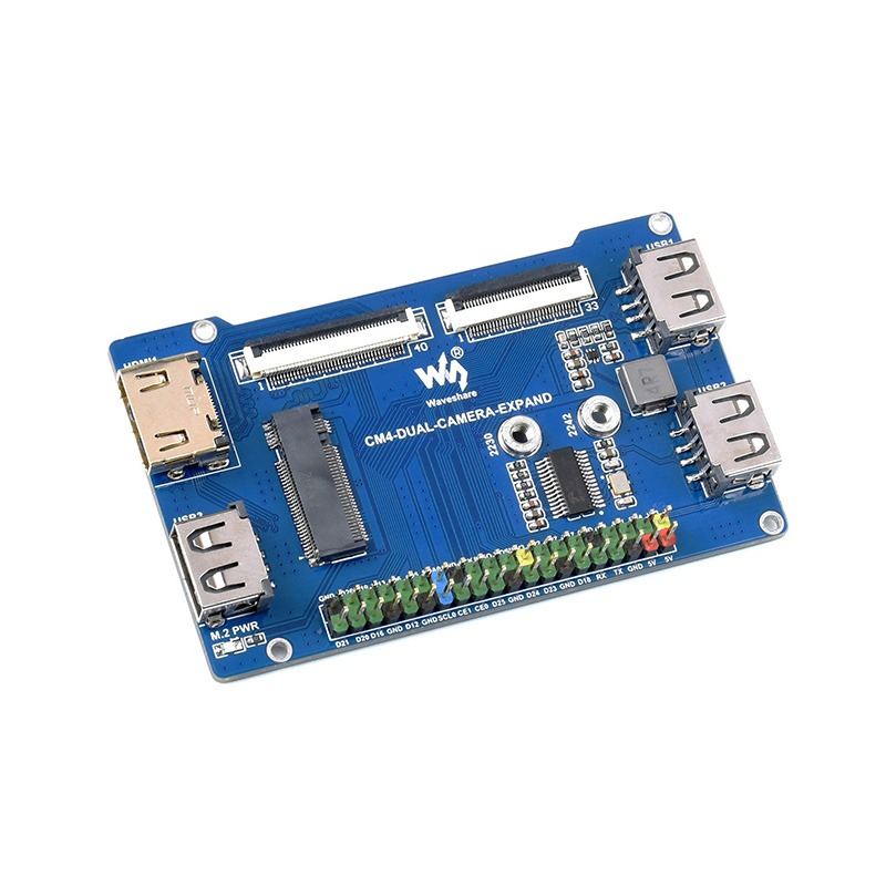 Популярная плата расширения би – обзор и цена Raspberry Pi Compute Module 4 Dual Camera Board