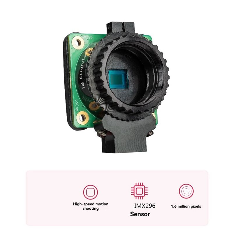 Модуль камеры с глобальным зат – обзор и цена Raspberry Pi Global Shutter Camera Imx296